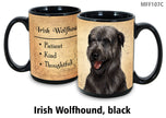 Irish Wolfhound Black Mug Coffee Cup