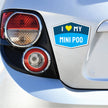 I Love My Mini Poo Hexagon Shaped Magnet