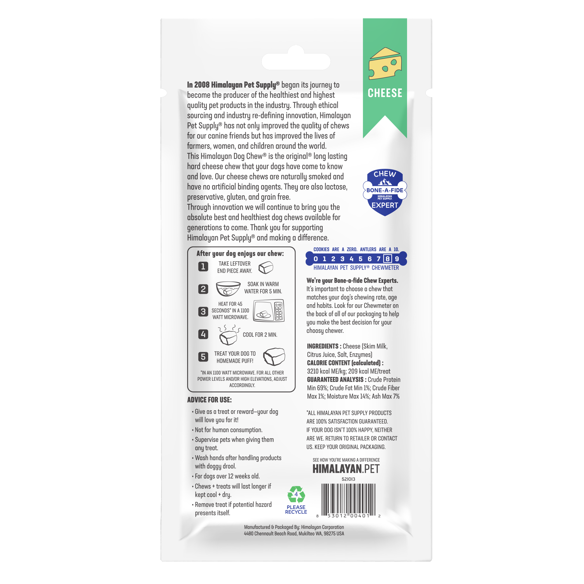 Himalayan Dog Chew Cheese Medium