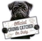 Pug Black Chip Clip