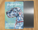 DOG METAL SIGNS A-G