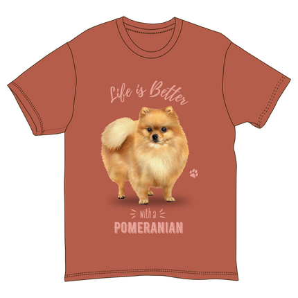 Pomeranian Dog Tee Shirt Unisex