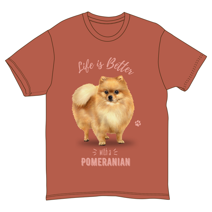Pomeranian Dog Tee Shirt Unisex