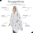 Westie Snugg Wraps with Hoodie – Ultra Soft Sherpa Fleece Wrap for Pet Lovers