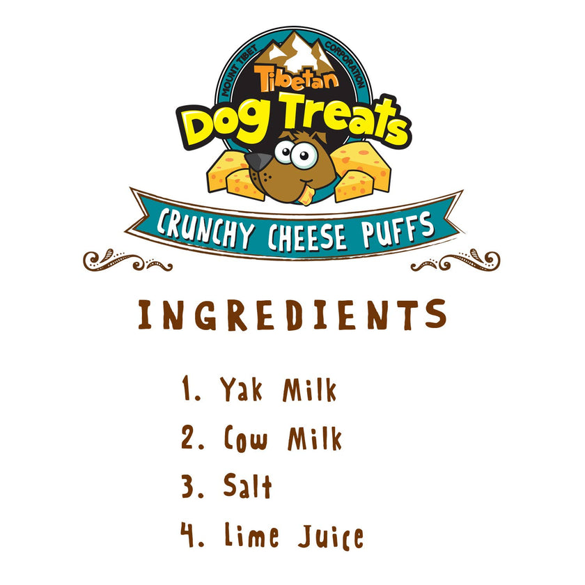 Tibetan Dog Chew - Crunchy Cheese Puffs