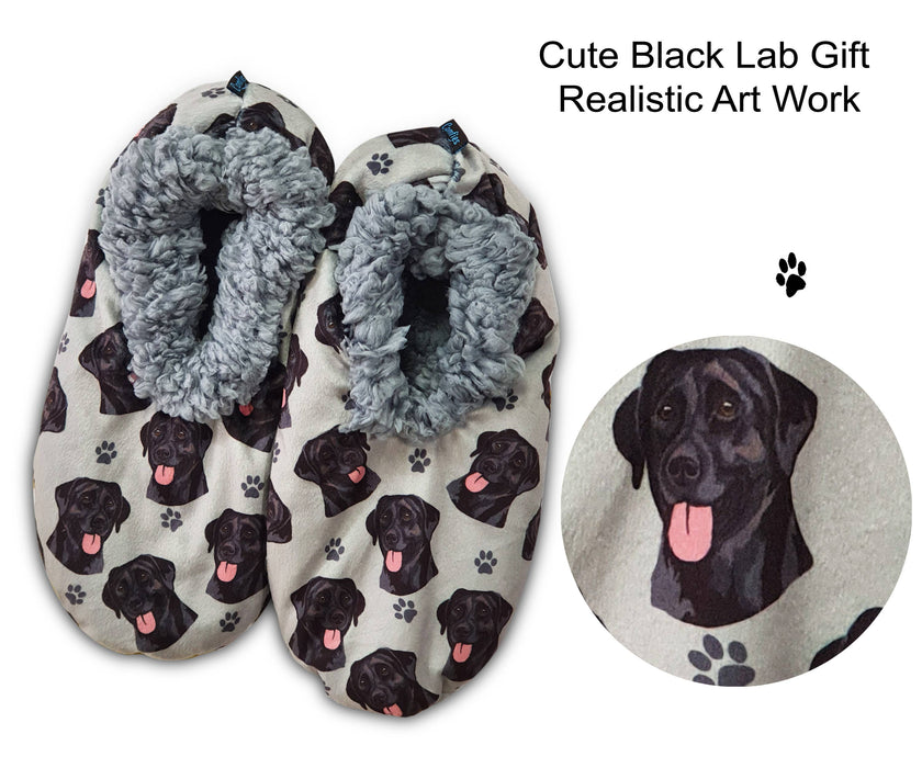 Labrador, Black Slippers
