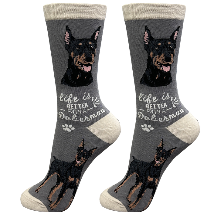 Doberman Dog Socks Unisex