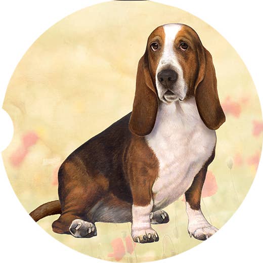 Basset Hound Car Coaster