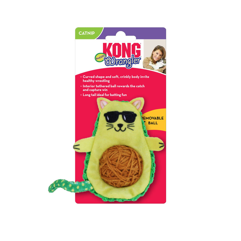Cat Toy Avocado KONG® Wrangler AvoCATo Cat Toy