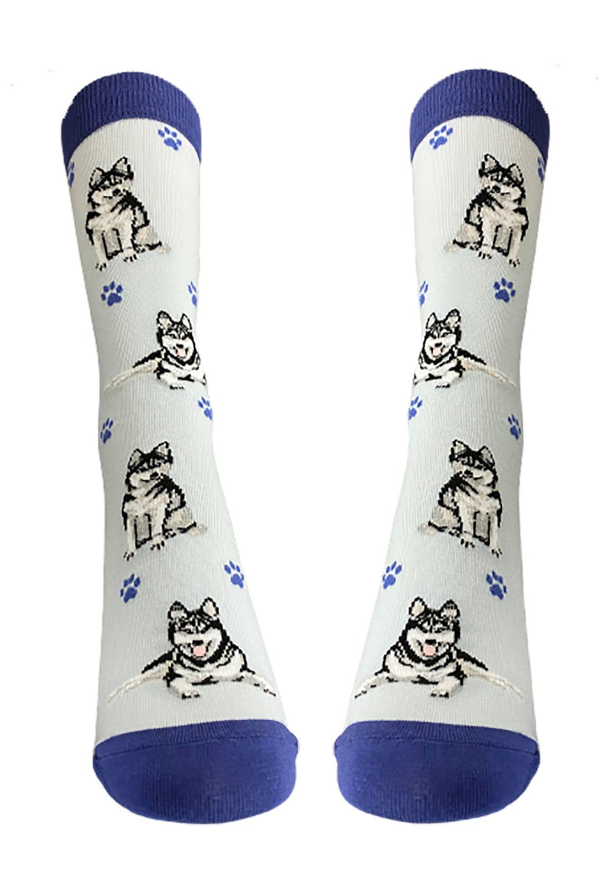 Siberian Husky Dog Socks-Unisex