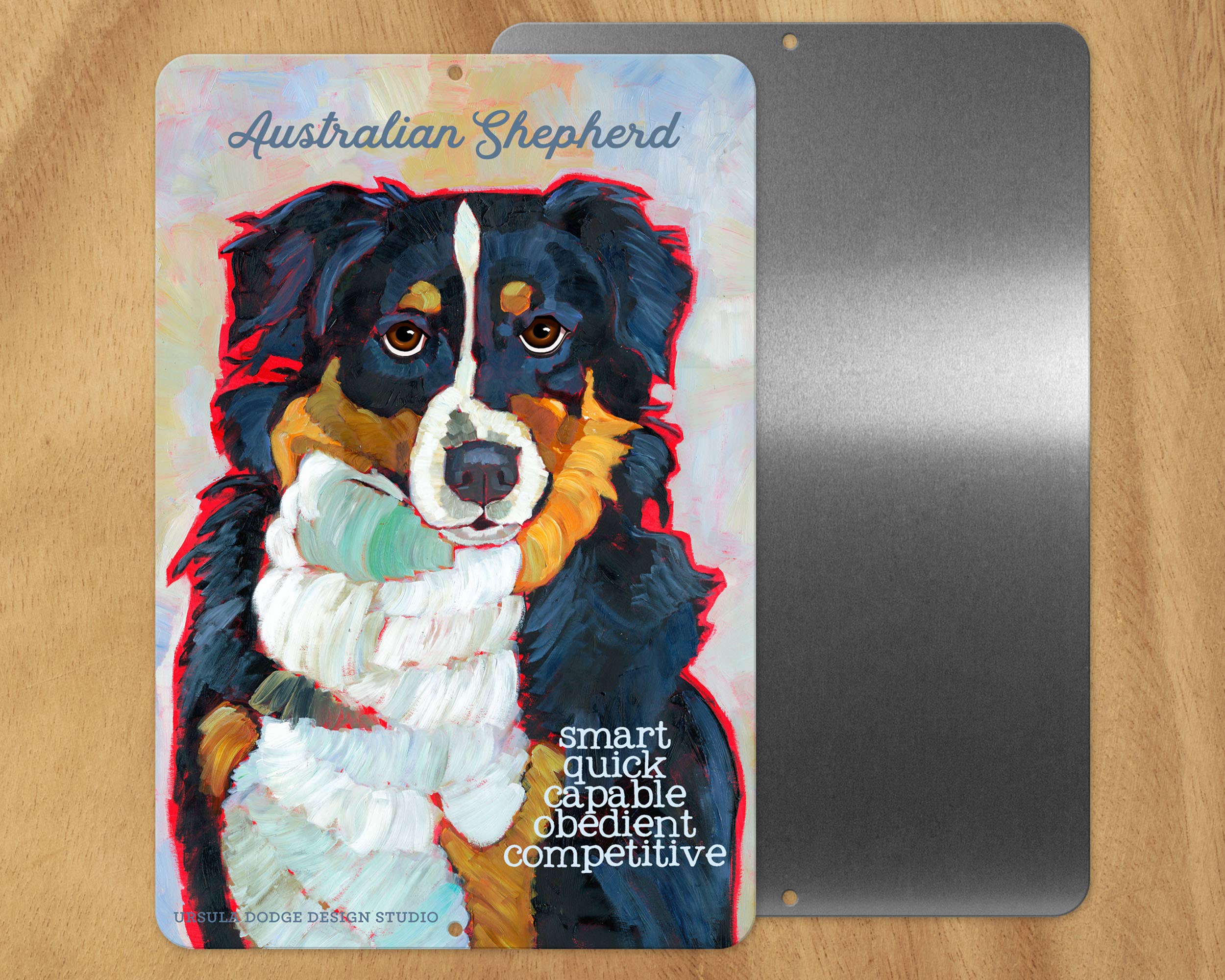 DOG METAL SIGNS A-G
