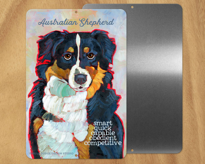 DOG METAL SIGNS A-G