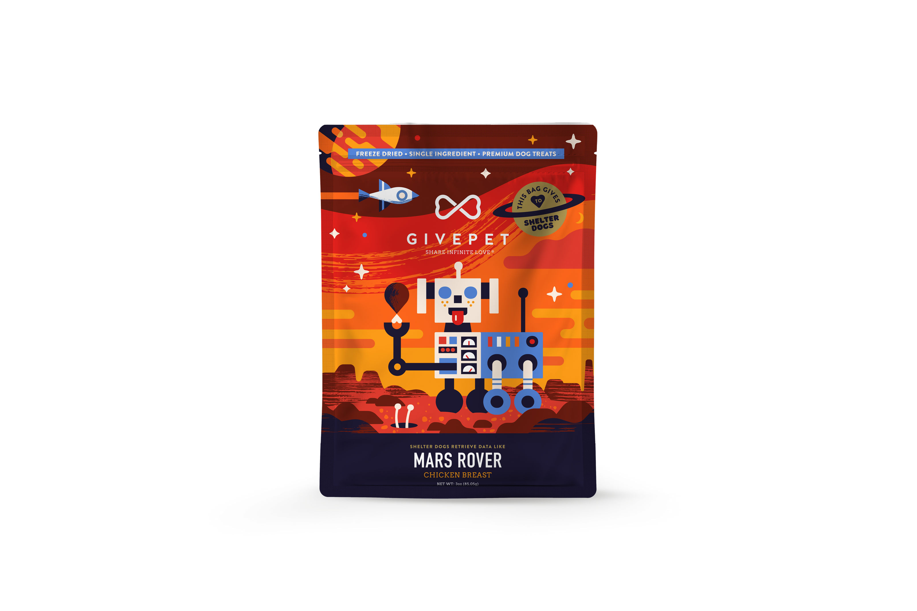 Mars Rover Freeze-Dried Pet Treats