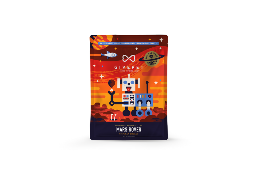 Mars Rover Freeze-Dried Pet Treats