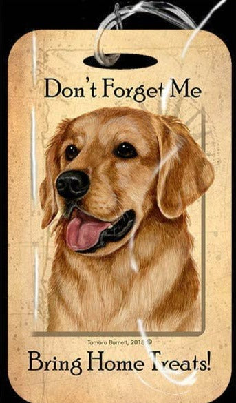 Travel in Style with Our Golden Retriever Luggage Tag