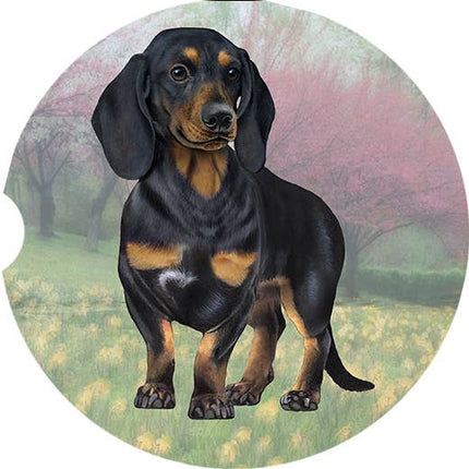 Dachshund, Black Car Coaster