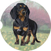 Dachshund, Black Car Coaster