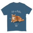 Orange Tabby, Cat , Pet Lover T-Shirt - 100% Cotton - Unisex