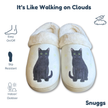 Black Cat Pet Lover Comfy Snuggs Slippers