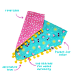 Reversible Dog Bandana Beach Day