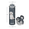 Maltese Stainless Steel Water Bottle 24 Oz. Serengeti