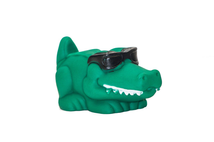 Dog Toy Florida Alligator Green Squeaky Vinyl Gator Dog Toy