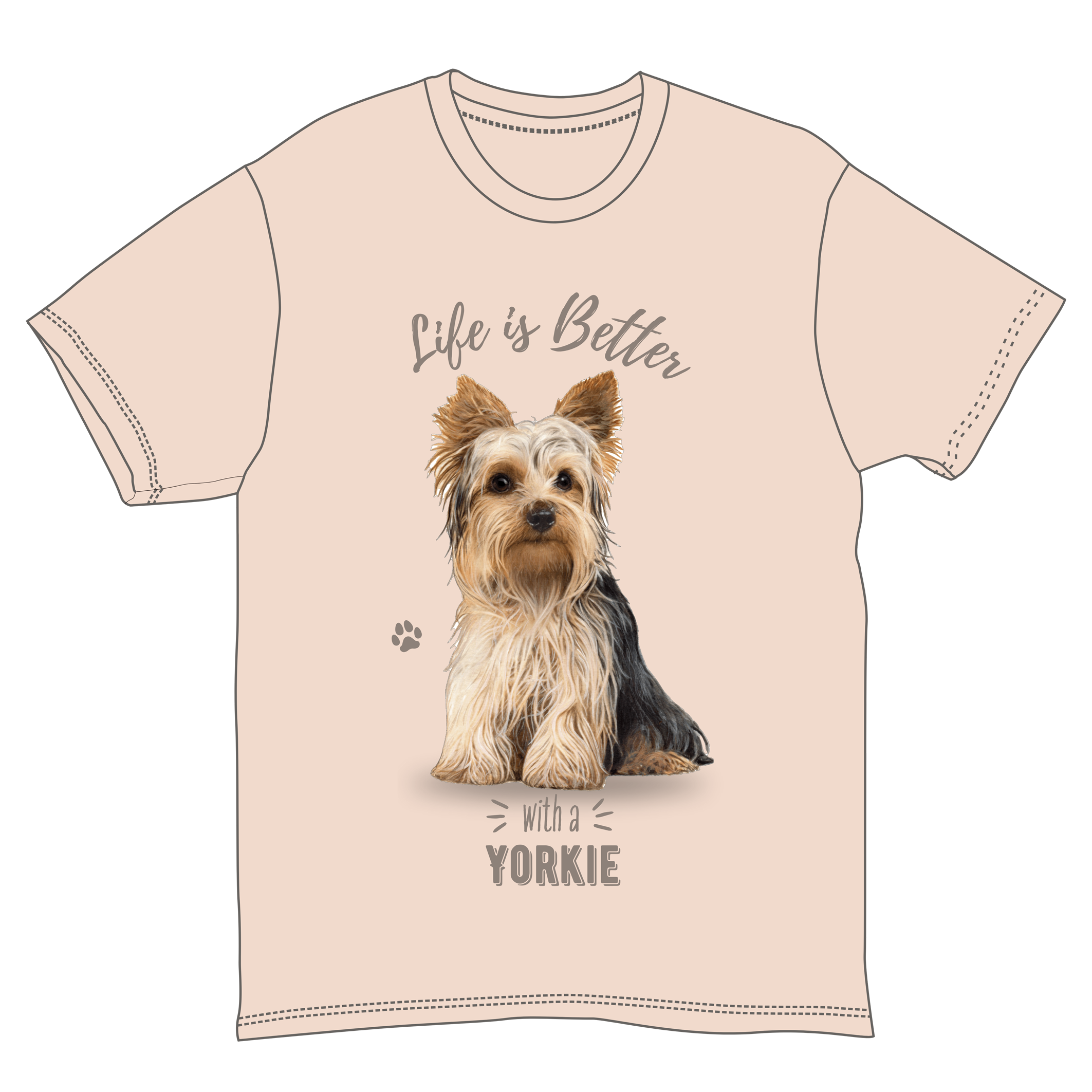 Yorkie Dog Tee Shirt Unisex