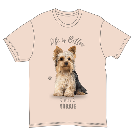 Yorkie Dog Tee Shirt Unisex