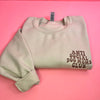 Anti Social Dog Moms Club Embroidered Sweater