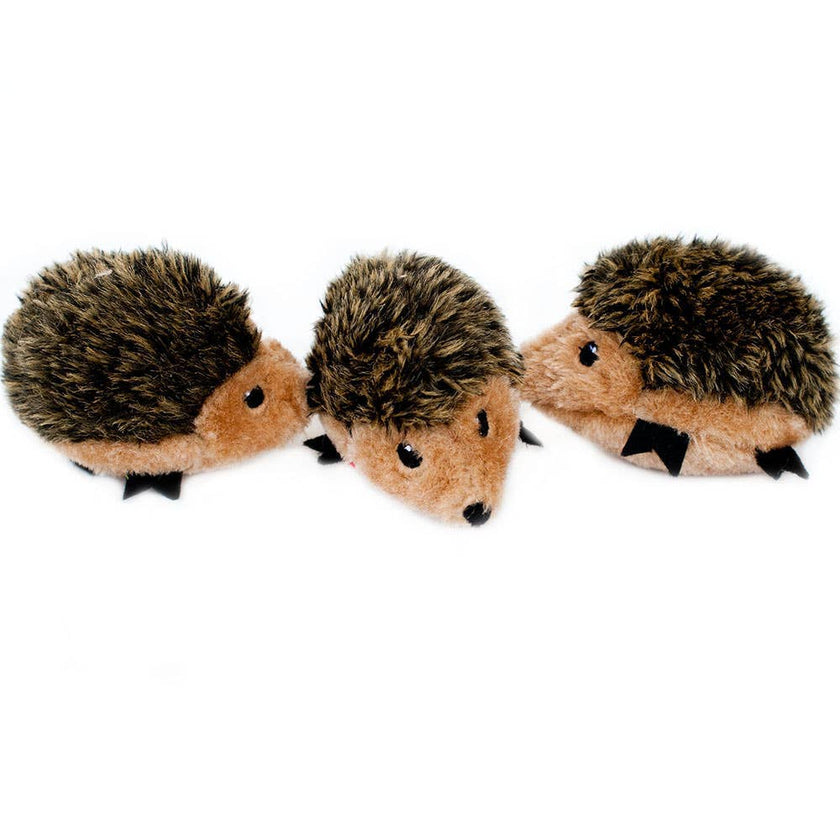 Dog Toy Hedgehog Miniz Single Plush Dog Toy