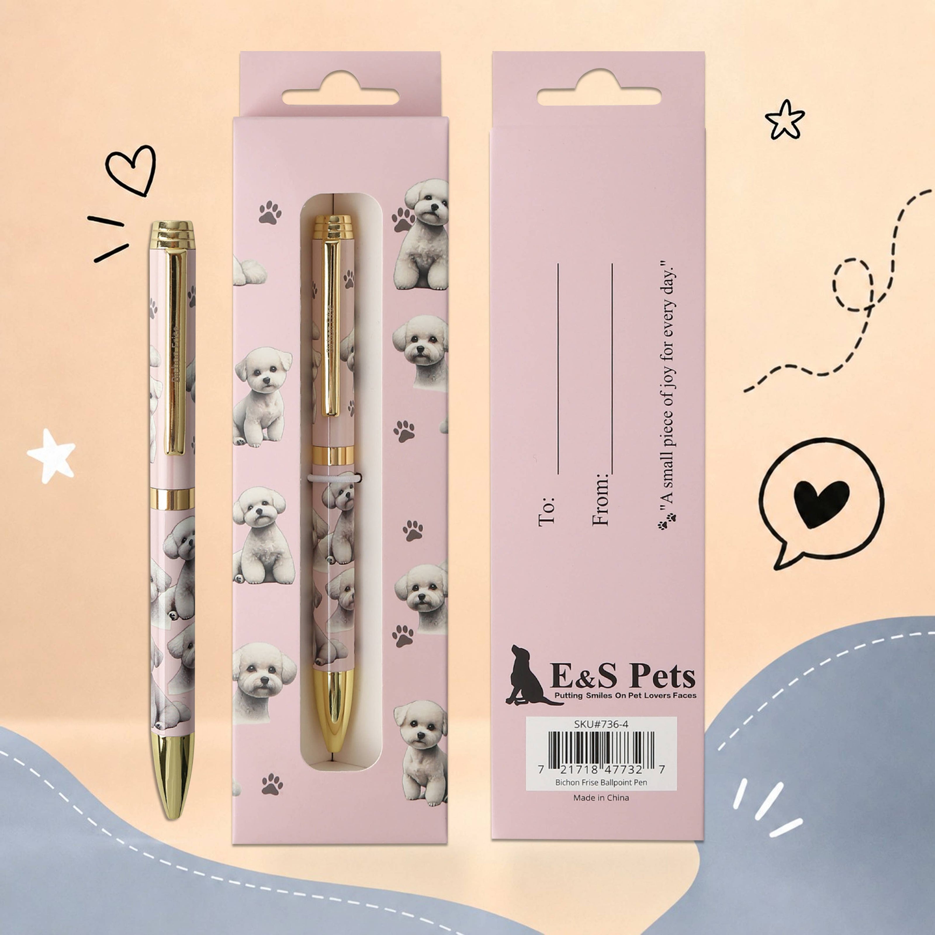 Bichon Frise Pet Lover Ballpoint Pen