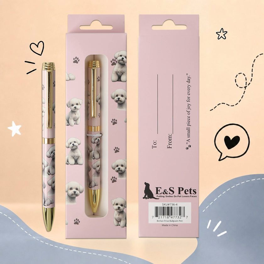 Bichon Frise Pet Lover Ballpoint Pen