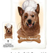 Australian Cattle Dog Red Flour Sack Kitchen Towel