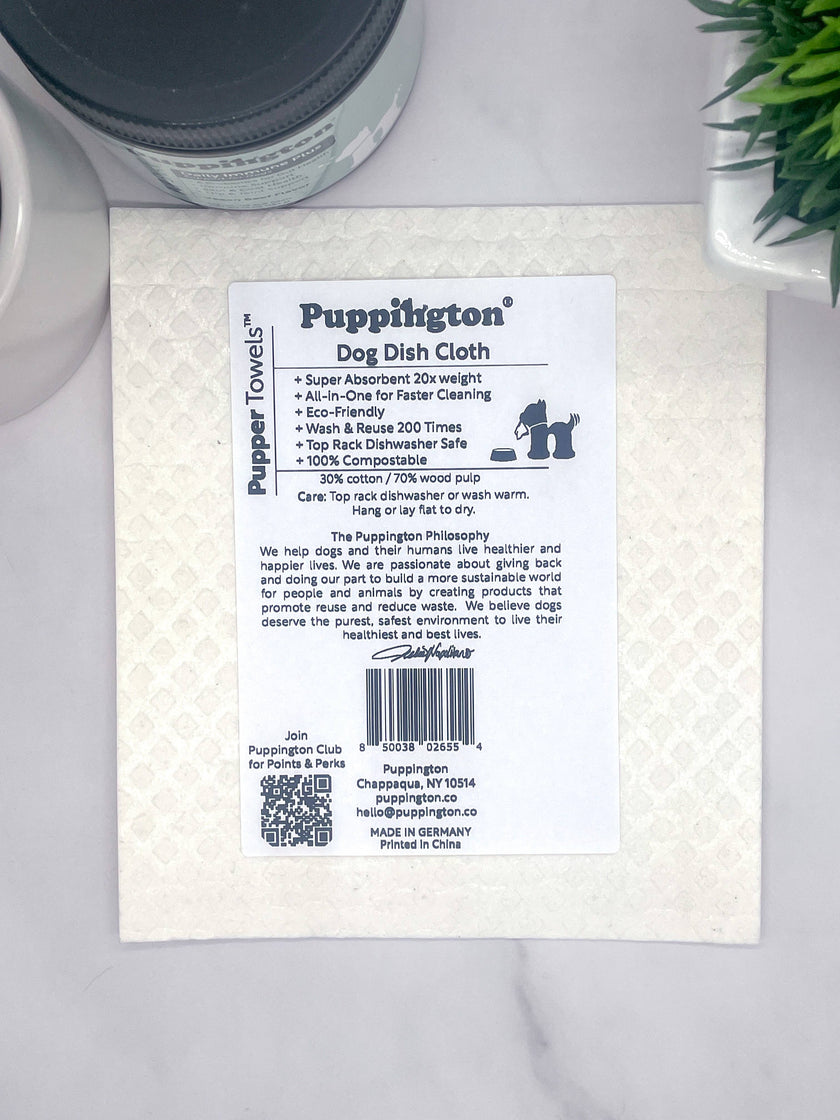 Australian Shepherd Pupper Towel Swedish Dishcloth- Each