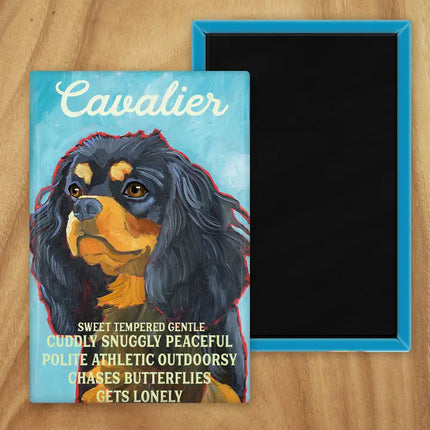 Cavalier (Black and Tan) Magnet UD