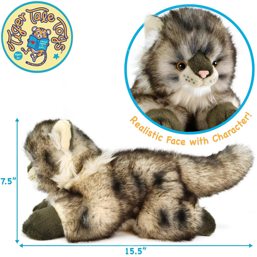 Ricky The Maine Coon | 16 Inch Stuffed Animal Plush | By TigerHart Toys