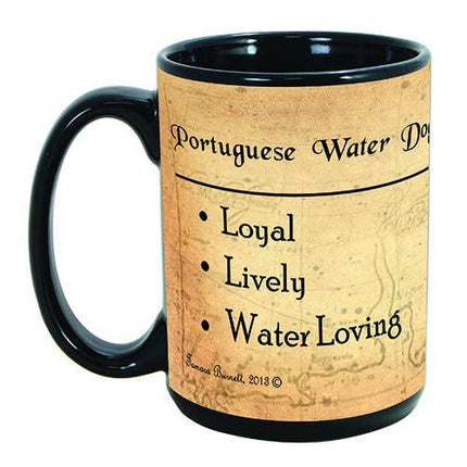 Portuguese Black/White Mug Coffee Cup