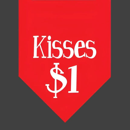 Kisses $1 Dog Bandana