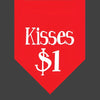 Kisses $1 Dog Bandana