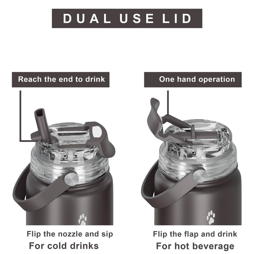 Chihuahua Stainless Steel Water Bottle 24 Oz. Serengeti