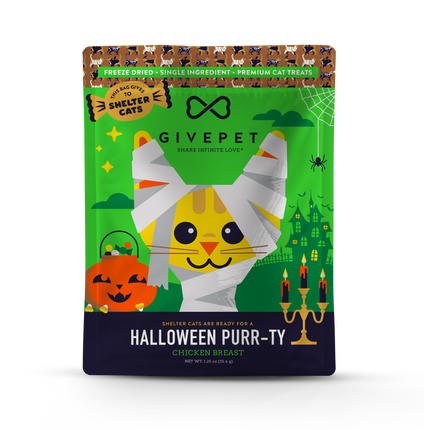 GivePet Halloween Purr-ty Freeze-Dried Cat Treats