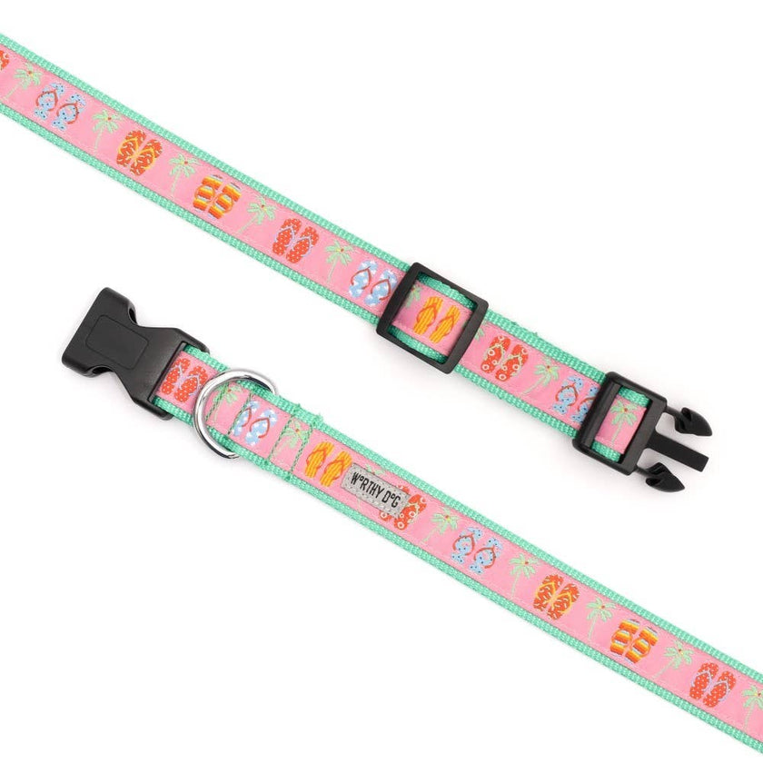Flip Flops Dog Collar