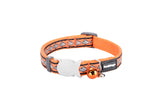 Cat Collar Reflective Fish Orange 12mm