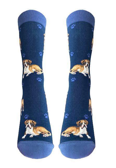 Boxer Socks - Fun Novelty Dog Socks - Unisex