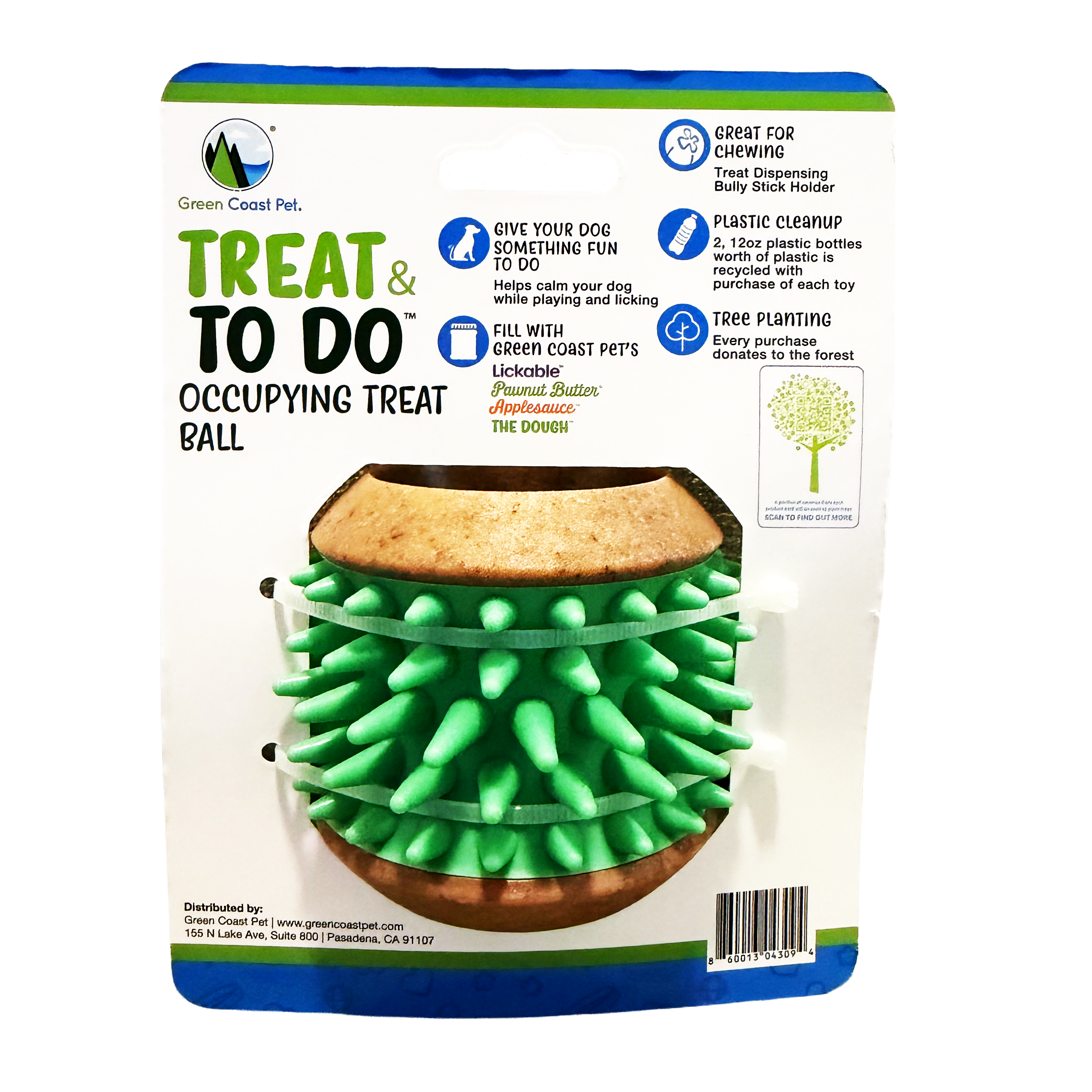 Treat & To Do Occupying Treat Ball|Pet Treat Filling Toy|
