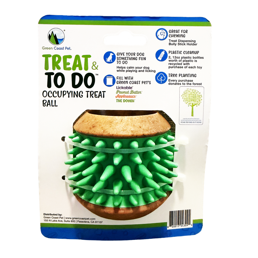 Treat & To Do Occupying Treat Ball|Pet Treat Filling Toy|