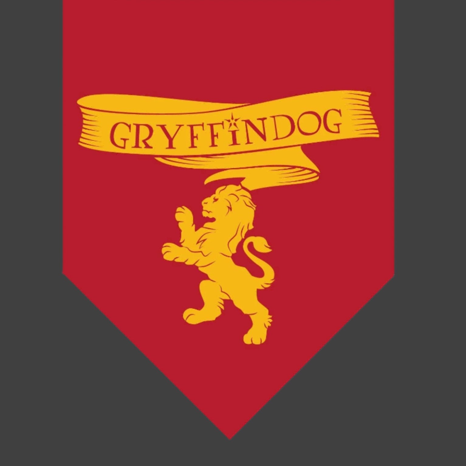 Gryffindog Dog Bandana