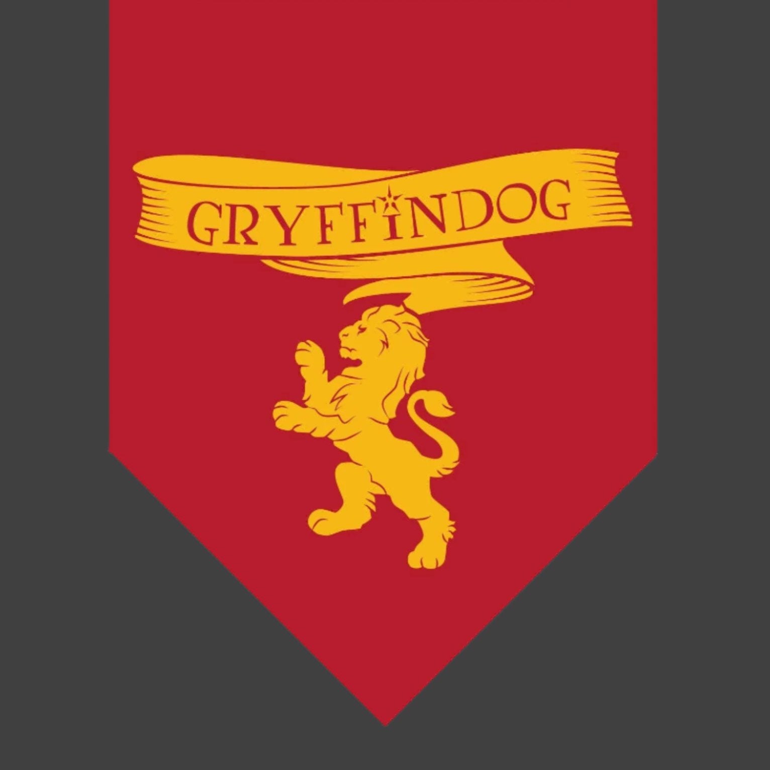 Gryffindog Dog Bandana