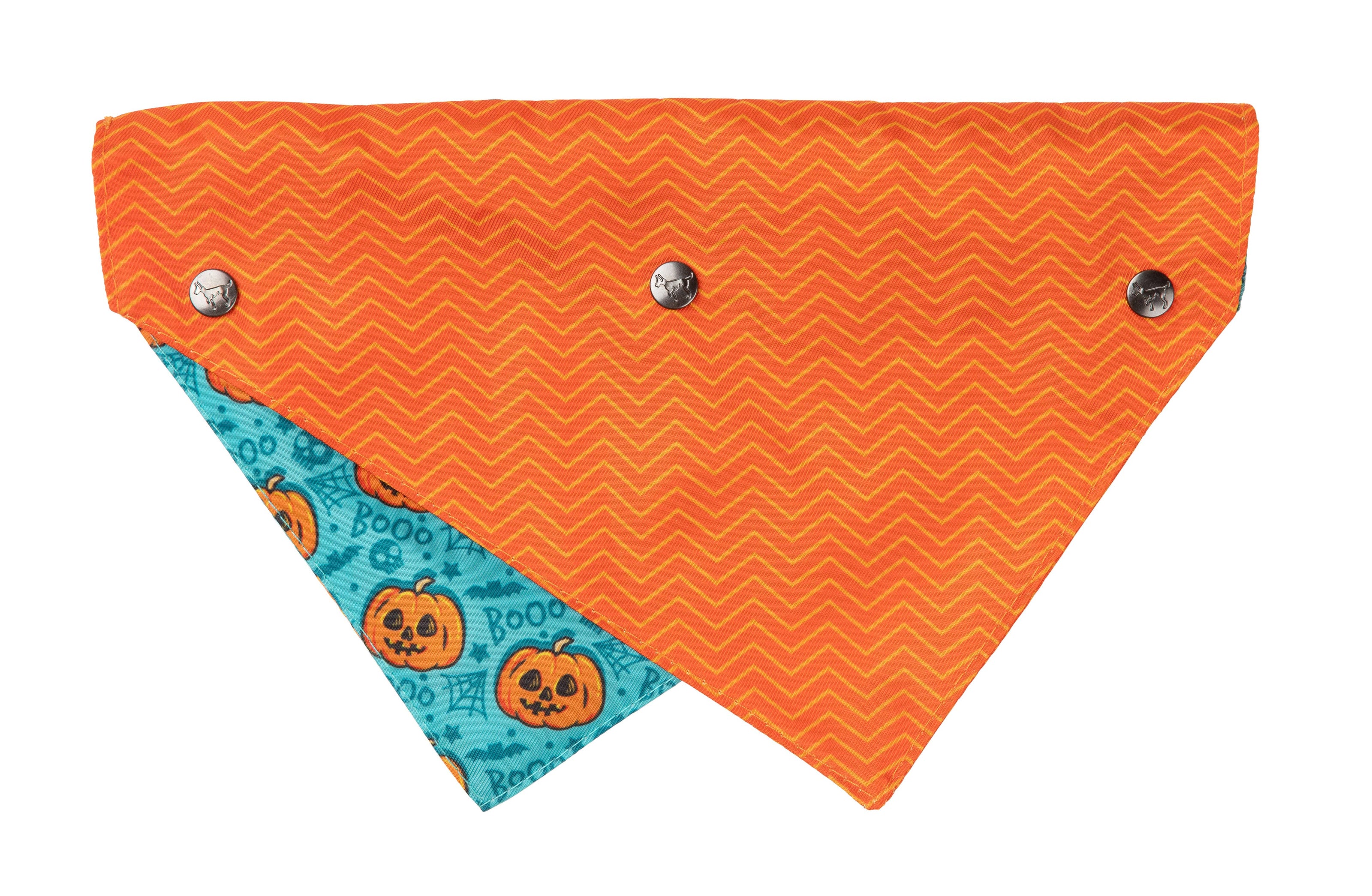 FuzzYard Bandana Jack Jack Jackie Lantern Teal