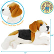 Burkham The Beagle | 14 Inch Stuffed Animal Plush